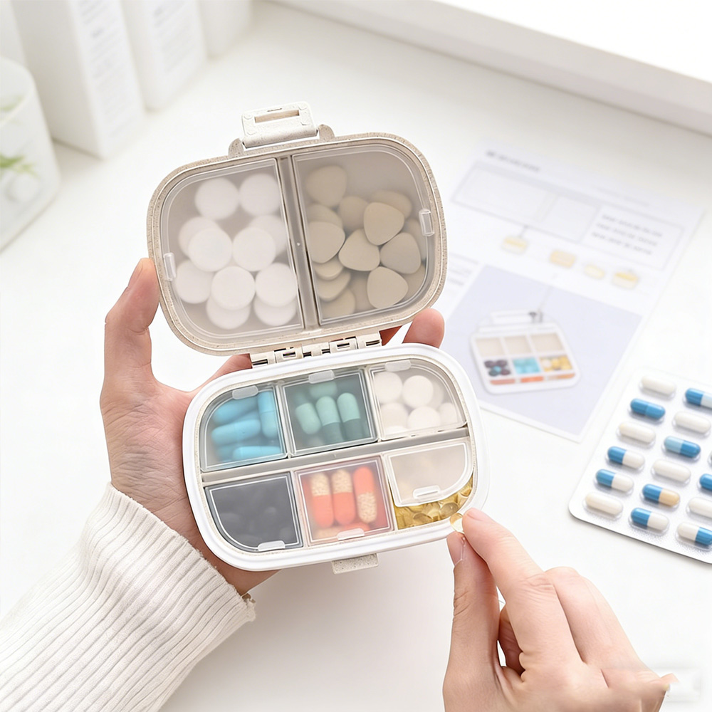 Home Office Box - Estuche Portátil para Almacenamiento de Medicamentos,
