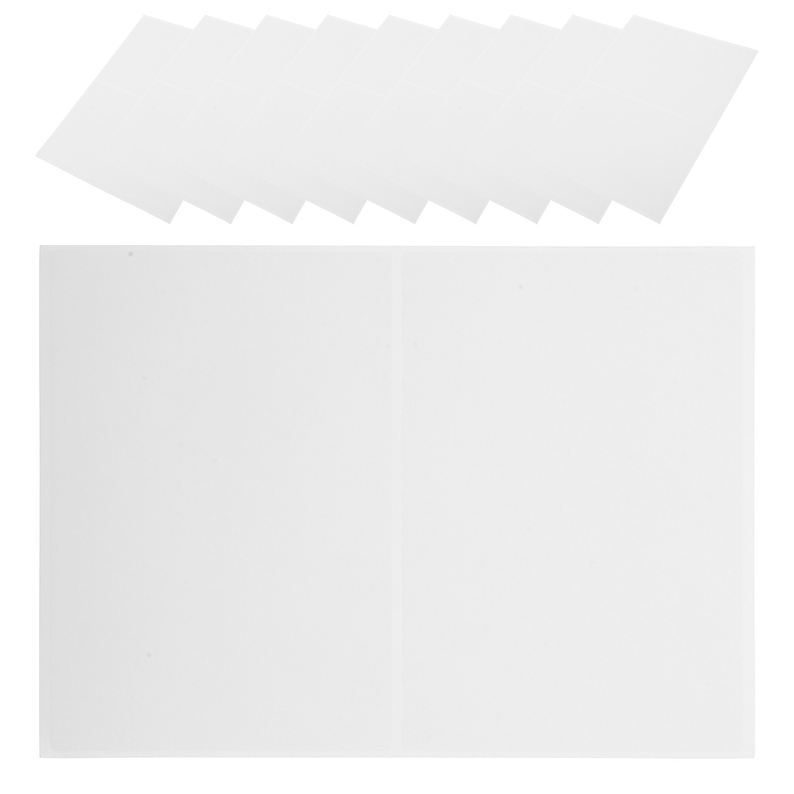 Home Office Box - 50 Etiquetas Adhesivas Blancas Removibles Mate