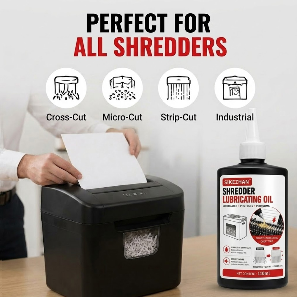 Home Office Paper Shredder - Aceite Lubricante para Trituradora de 110