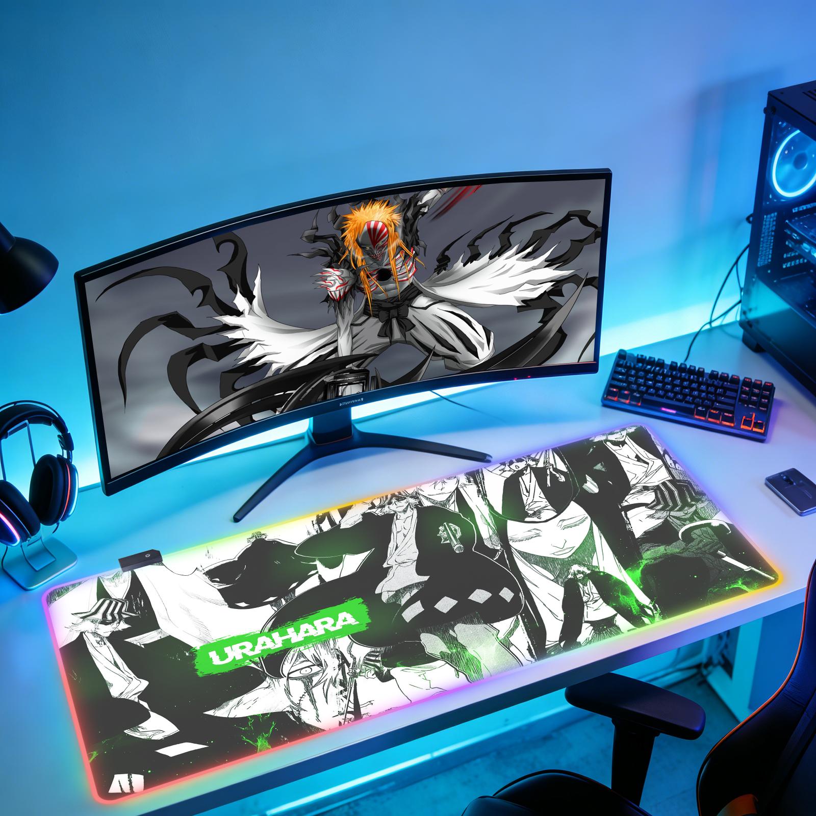 Home Office Bleaching - B-BLEACH Nuevo Mousepad RGB para Computadora,