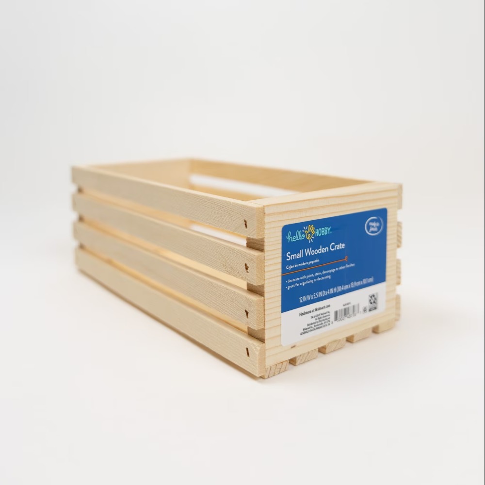 Home Office Box - Caja de Almacenamiento de Madera sin