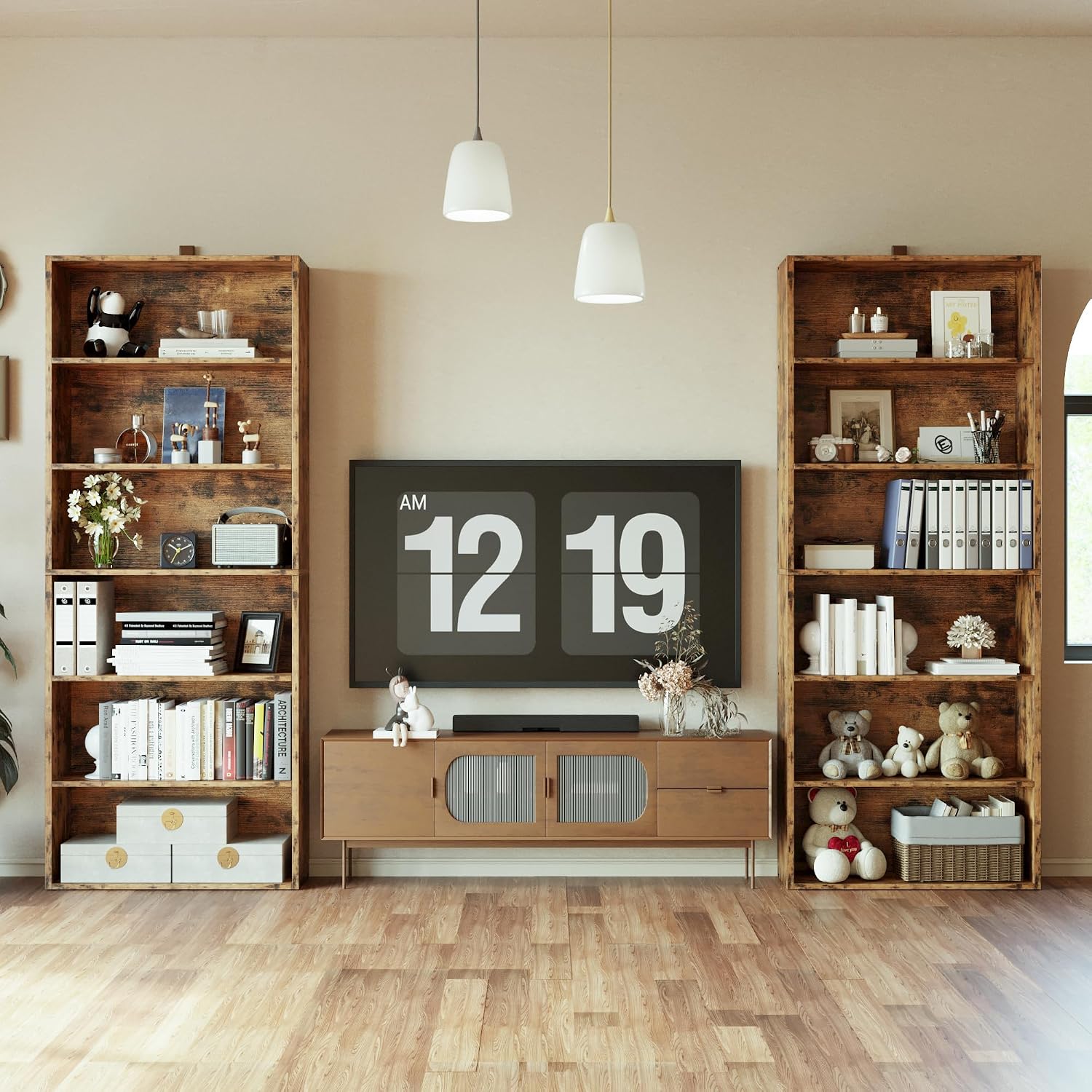 Estanterías altas, juego de 2, - Home Office Industrial Style reseña y precio