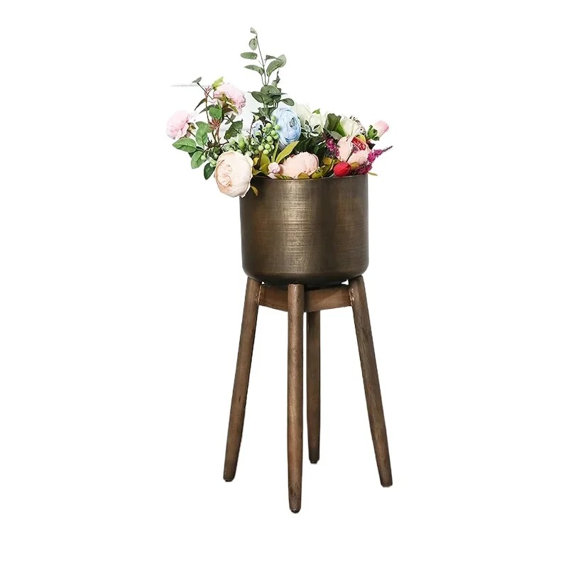 Soporte de Madera Industrial M - Home Office Industrial Style reseña y precio