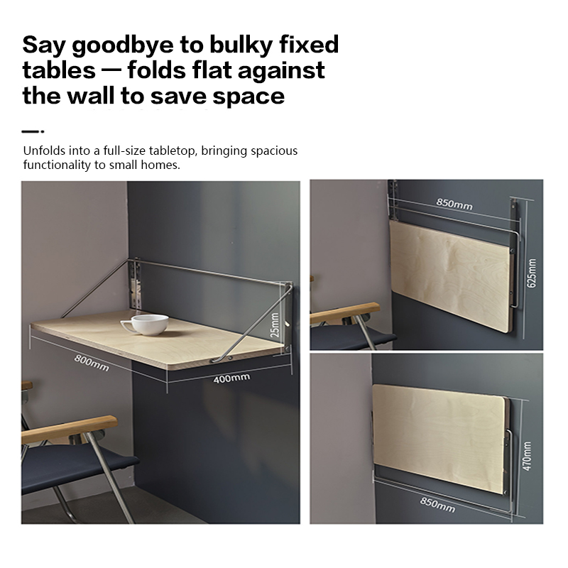 Escritorio Plegable de Pared,  - Home Office Industrial Style reseña y precio
