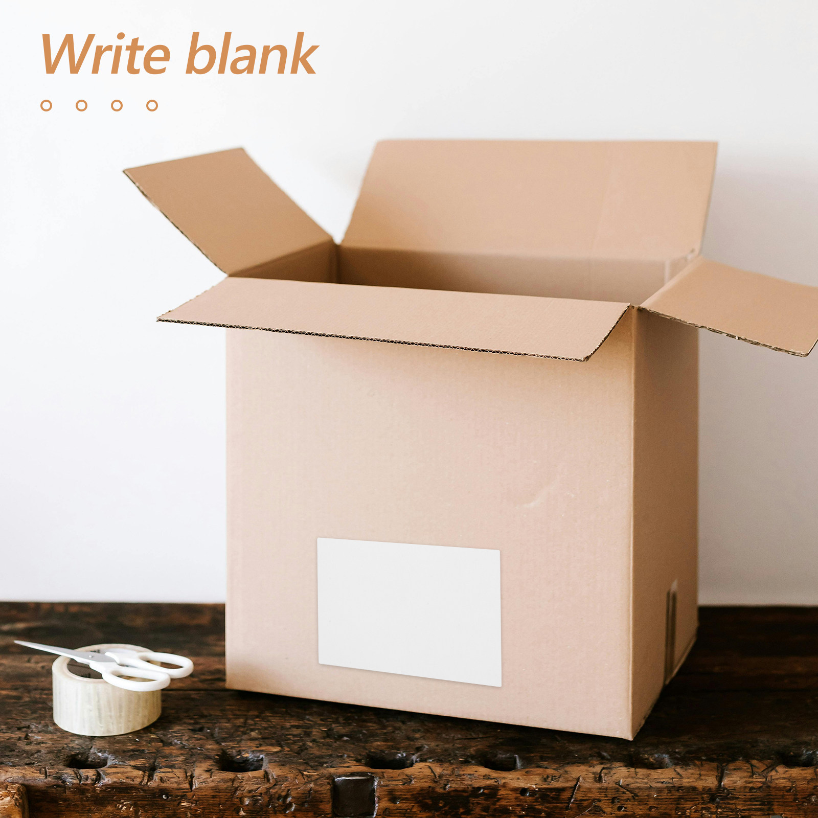 50 Etiquetas Adhesivas Blancas - Home Office Box reseña y precio