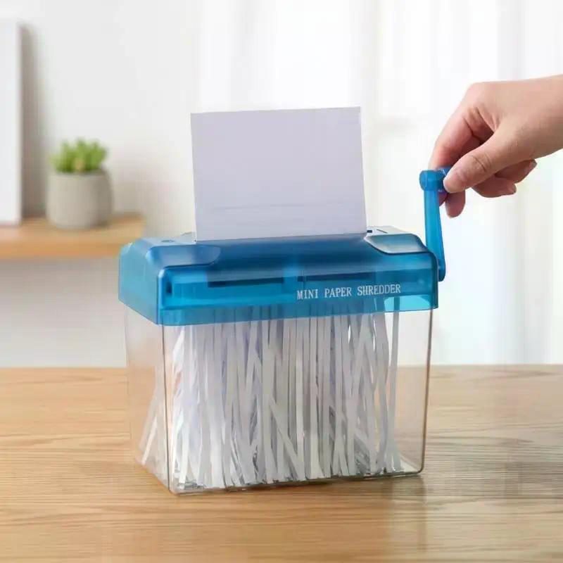 Trituradora de Papel Manual Po - Home Office Paper Shredder reseña y precio