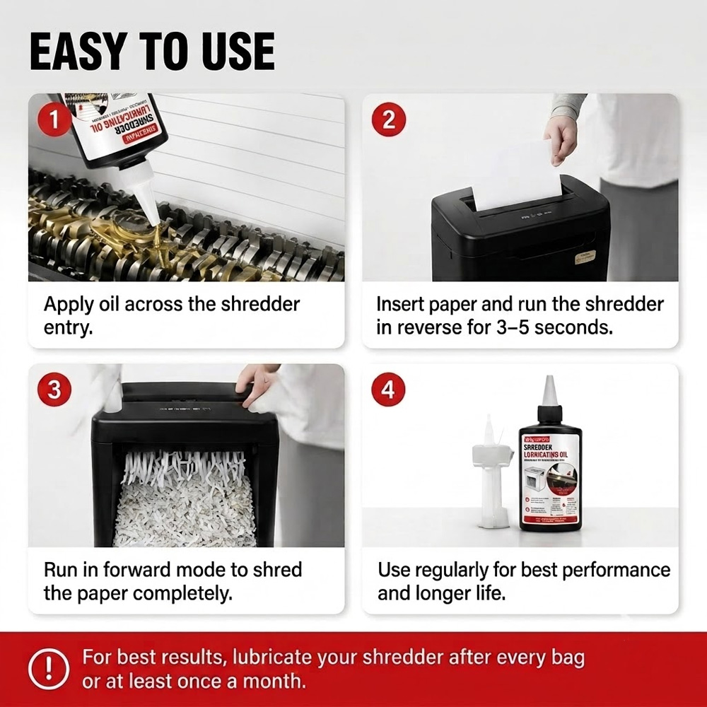 Aceite Lubricante para Tritura - Home Office Paper Shredder reseña y precio