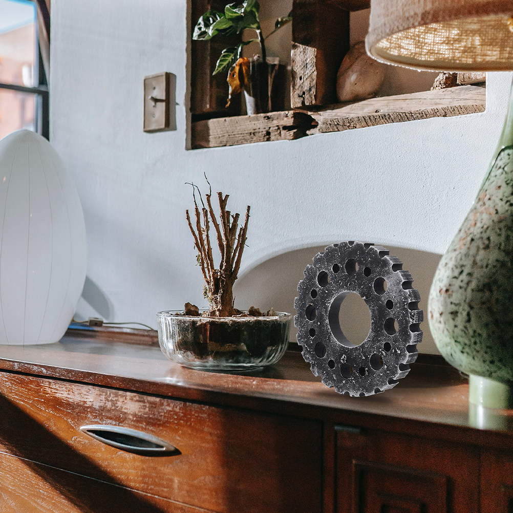 2 Piezas de Adornos de Madera  - Home Office Industrial Style reseña y precio