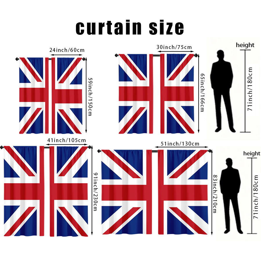 2 cortinas multicolor con dise - Home Office United Kingdom reseña y precio