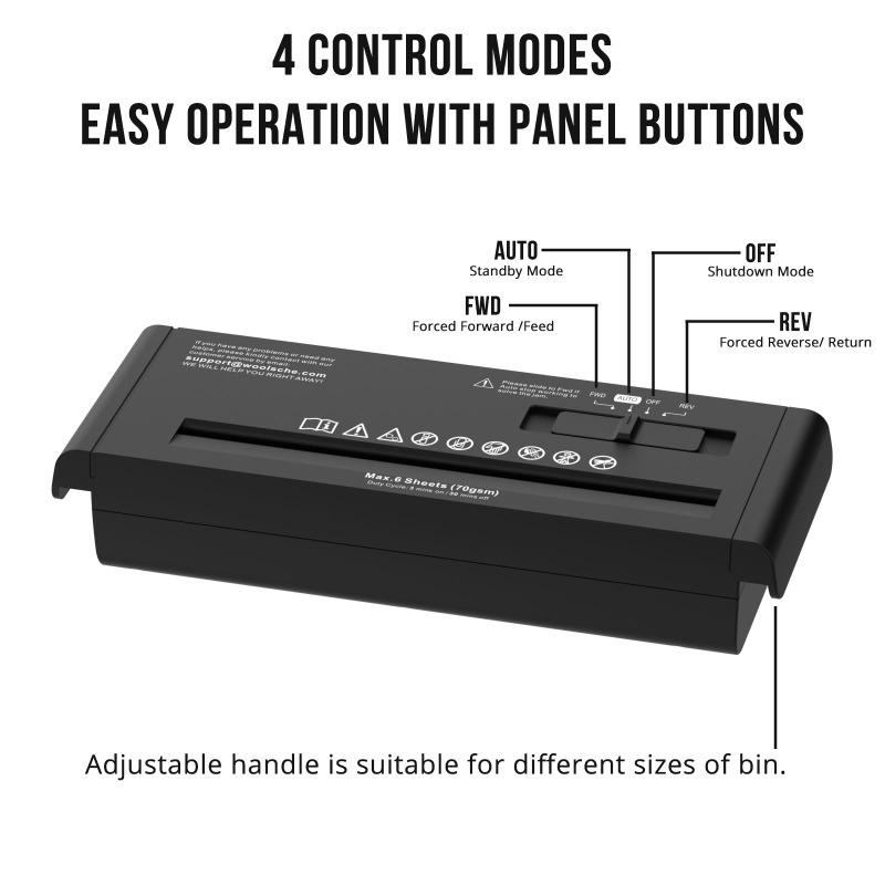 Trituradora de papel manual, t - Home Office Paper Shredder reseña y precio