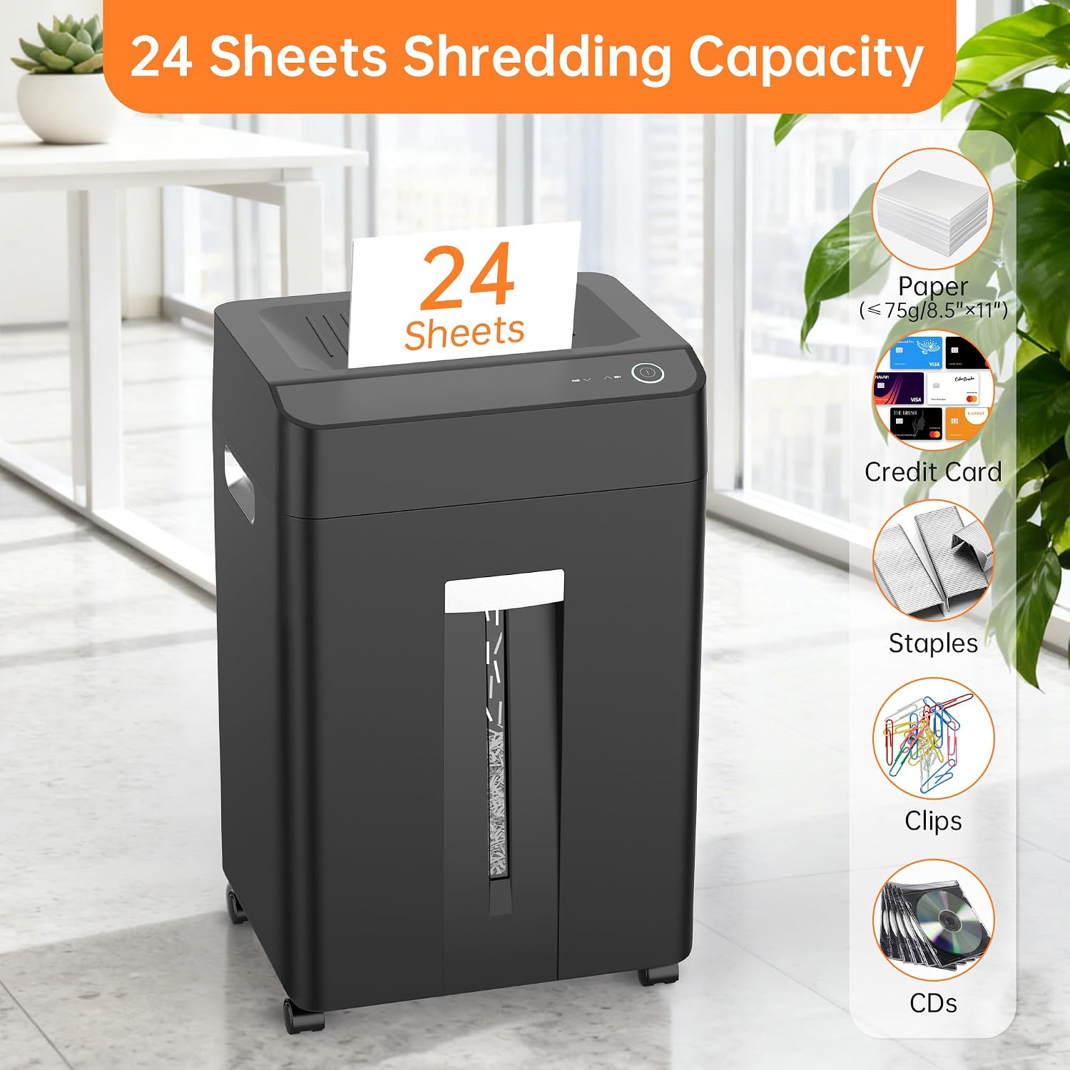 Trituradora de Papel de Corte  - Home Office Paper Shredder reseña y precio