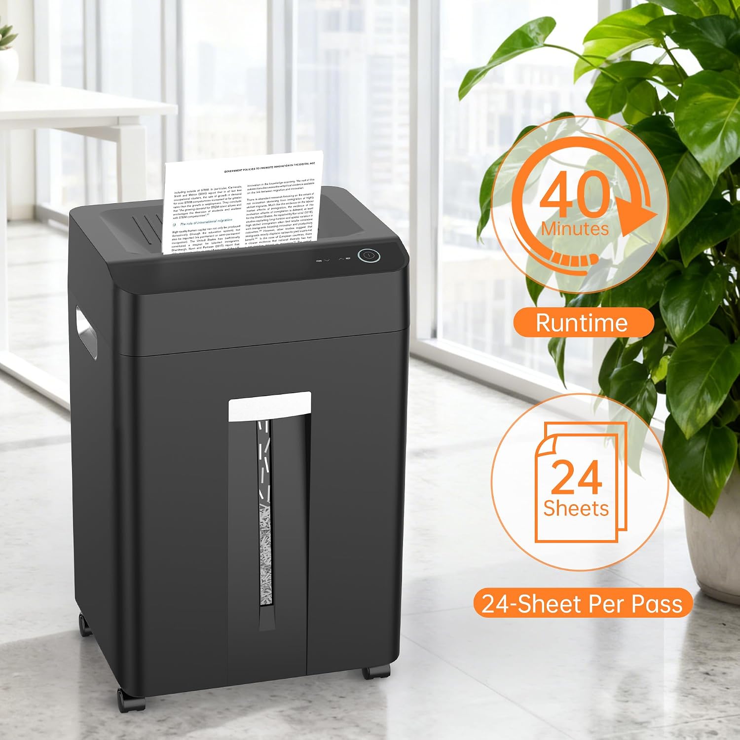 Trituradora de Papel de Corte  - Home Office Paper Shredder reseña y precio