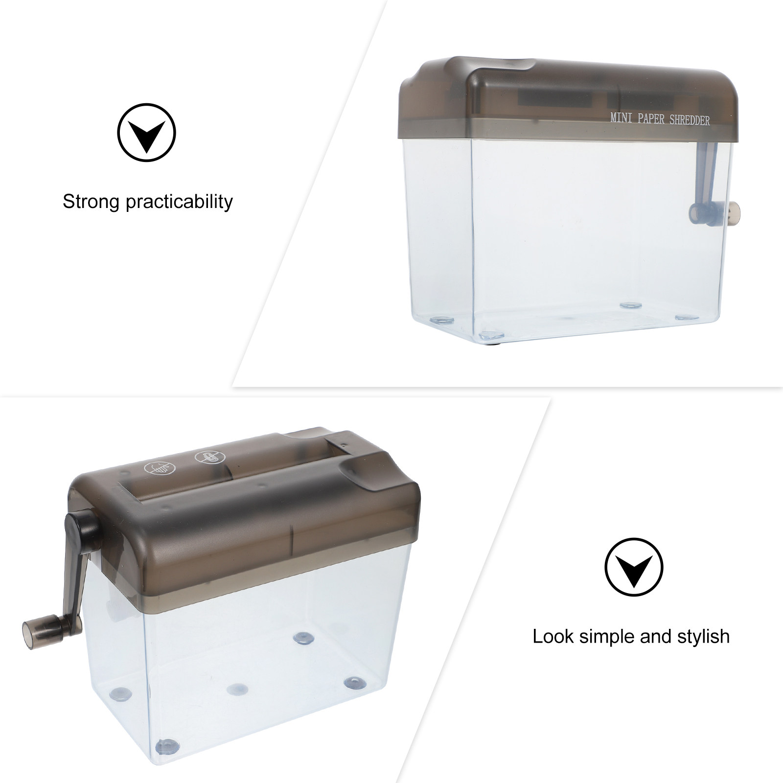 1 unidad de trituradora manual - Home Office Paper Shredder reseña y precio