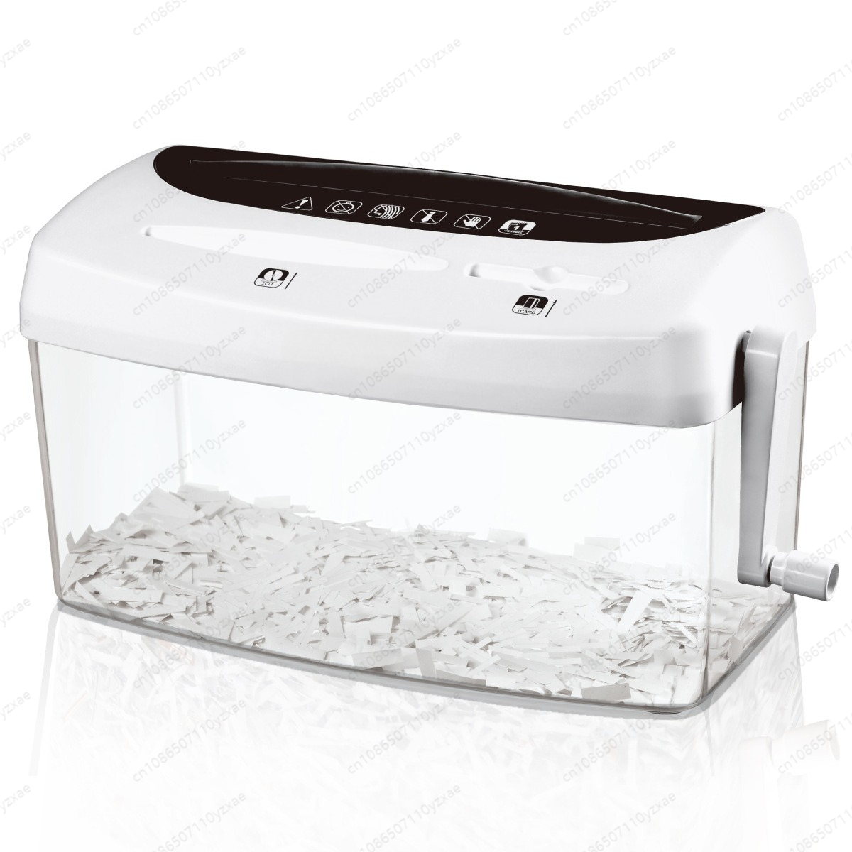 Trituradora de papel con maniv - Home Office Paper Shredder reseña y precio