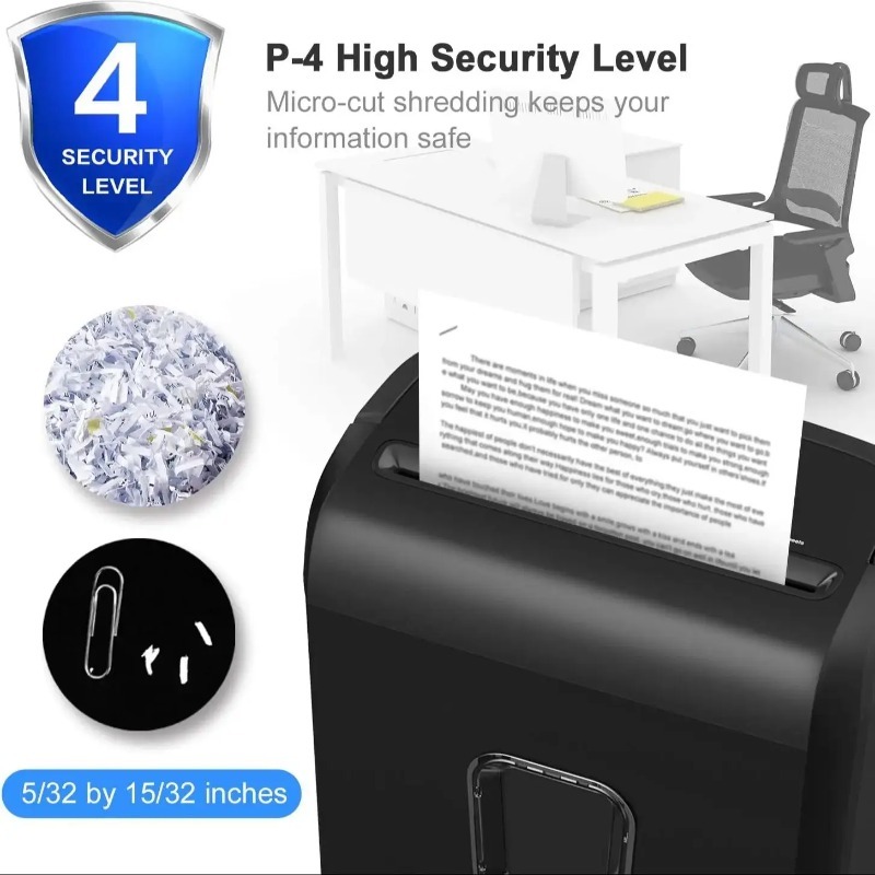 Trituradora de papel microcort - Home Office Paper Shredder reseña y precio