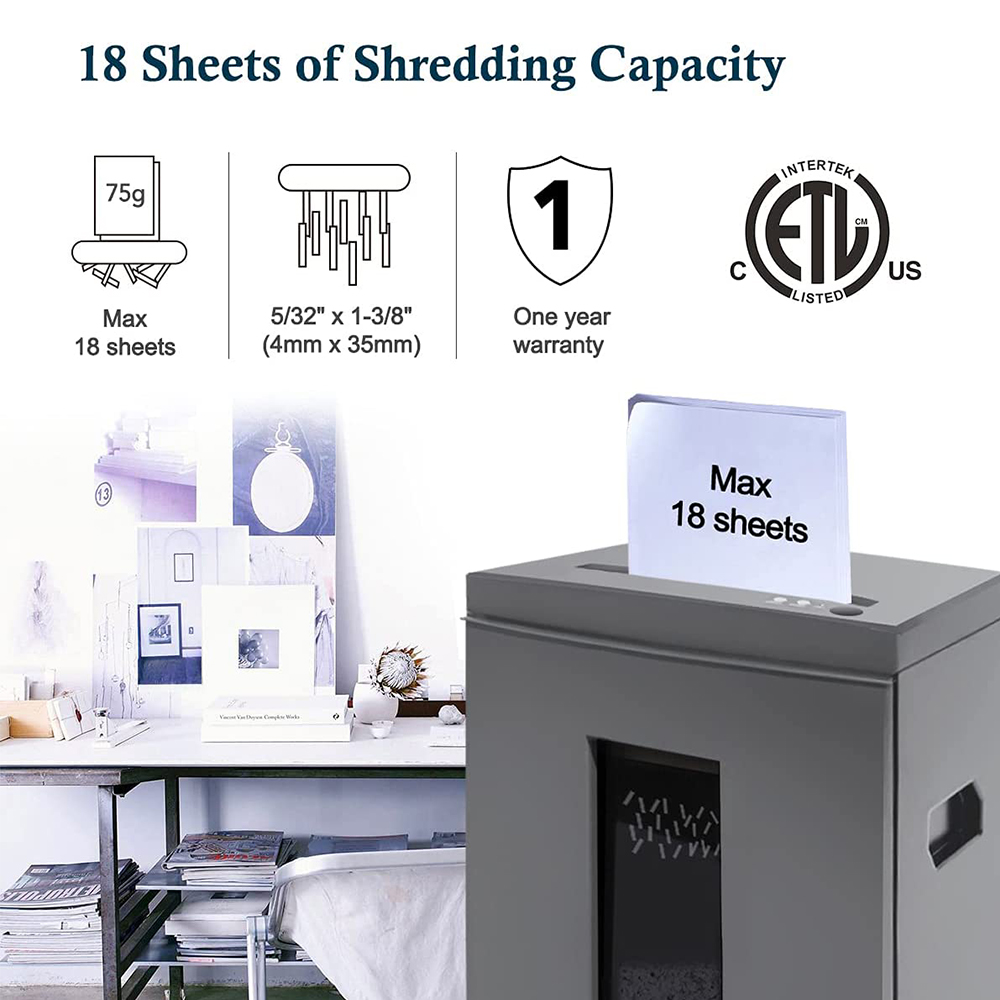 Trituradora de papel para ofic - Home Office Paper Shredder reseña y precio