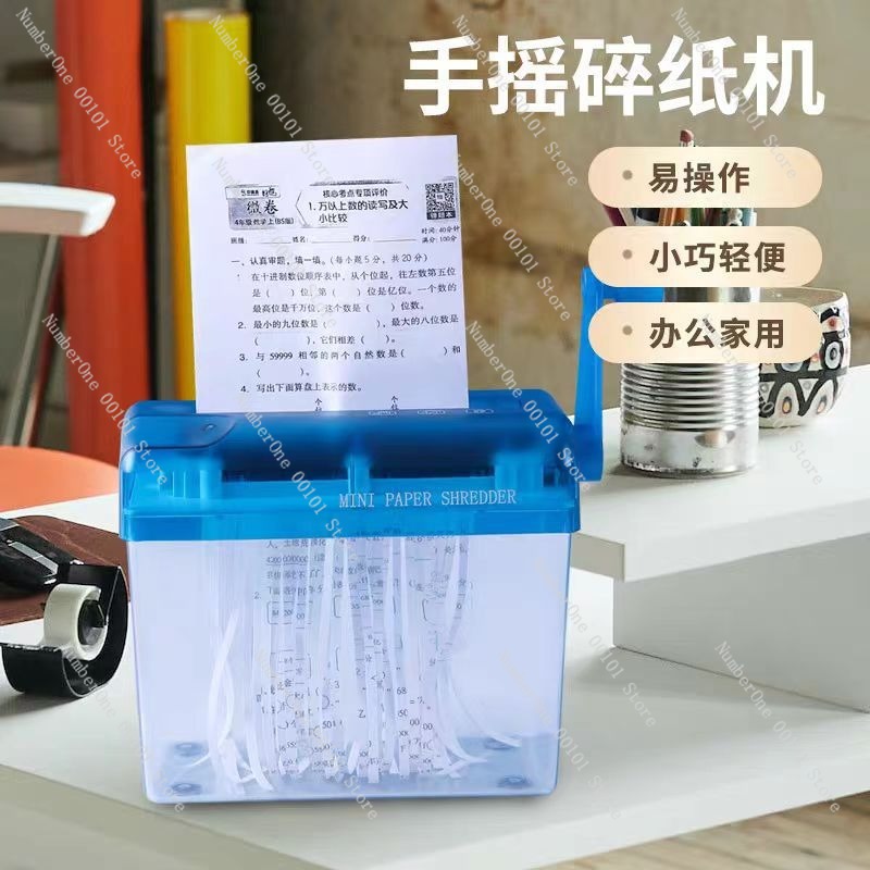 Trituradora de Papel Manual Co - Home Office Paper Shredder reseña y precio