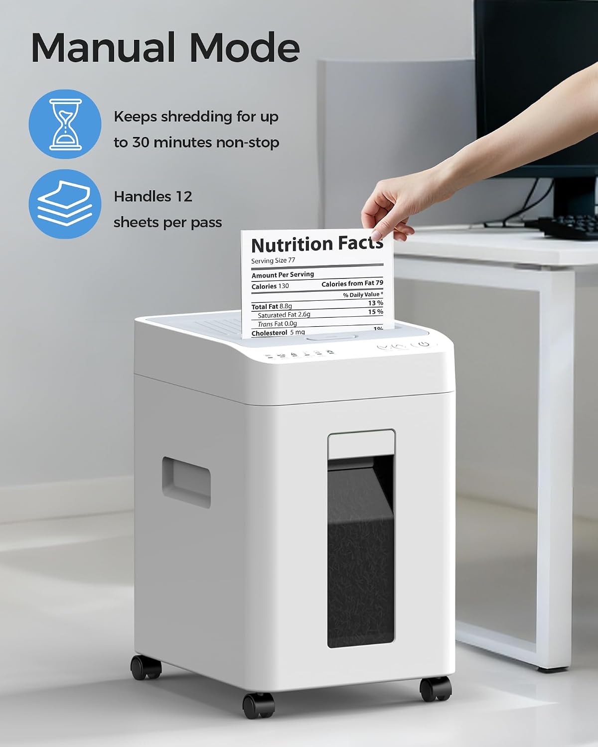 Trituradora de Microcorte de A - Home Office Paper Shredder reseña y precio