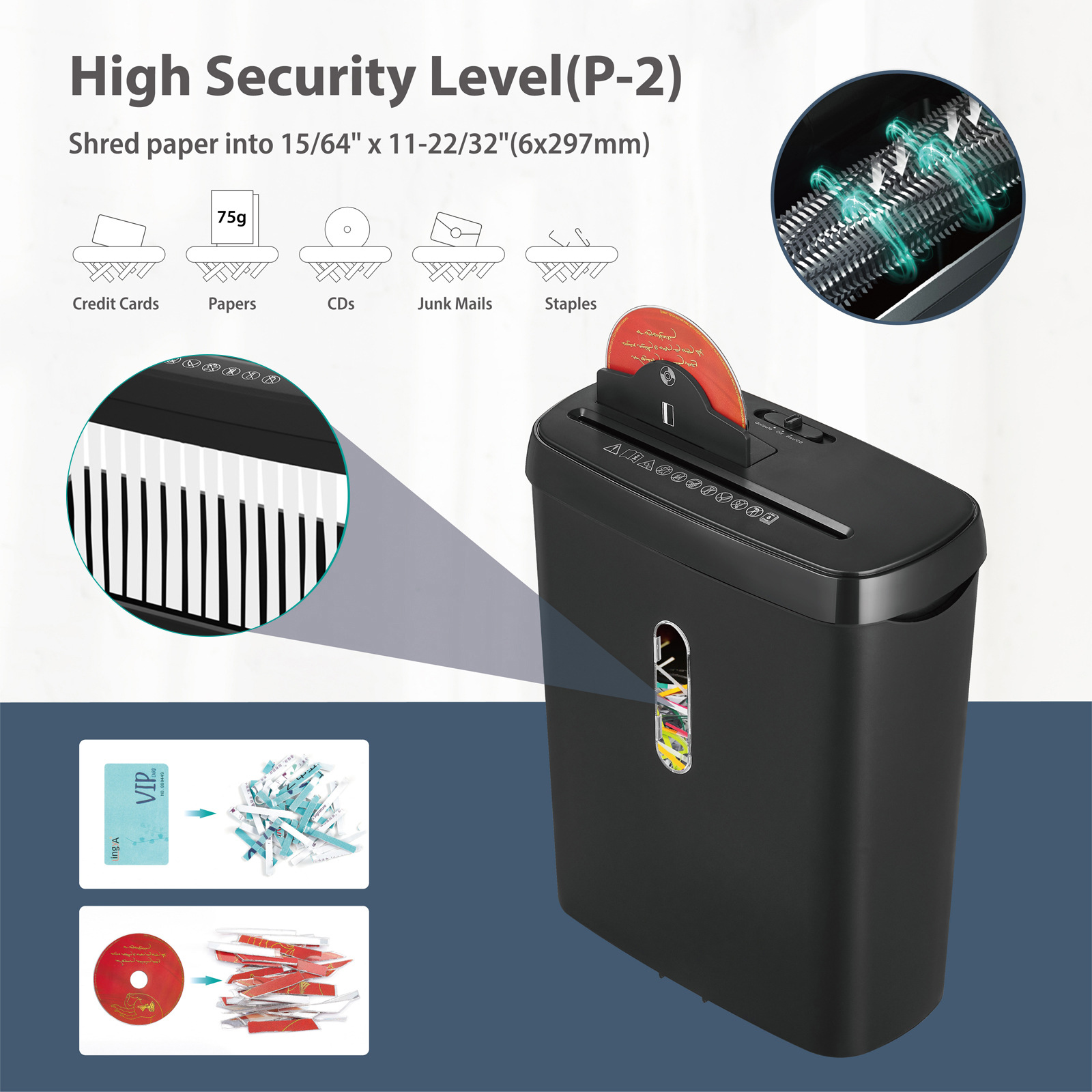 Trituradora de Papel Eléctrica - Home Office Paper Shredder reseña y precio