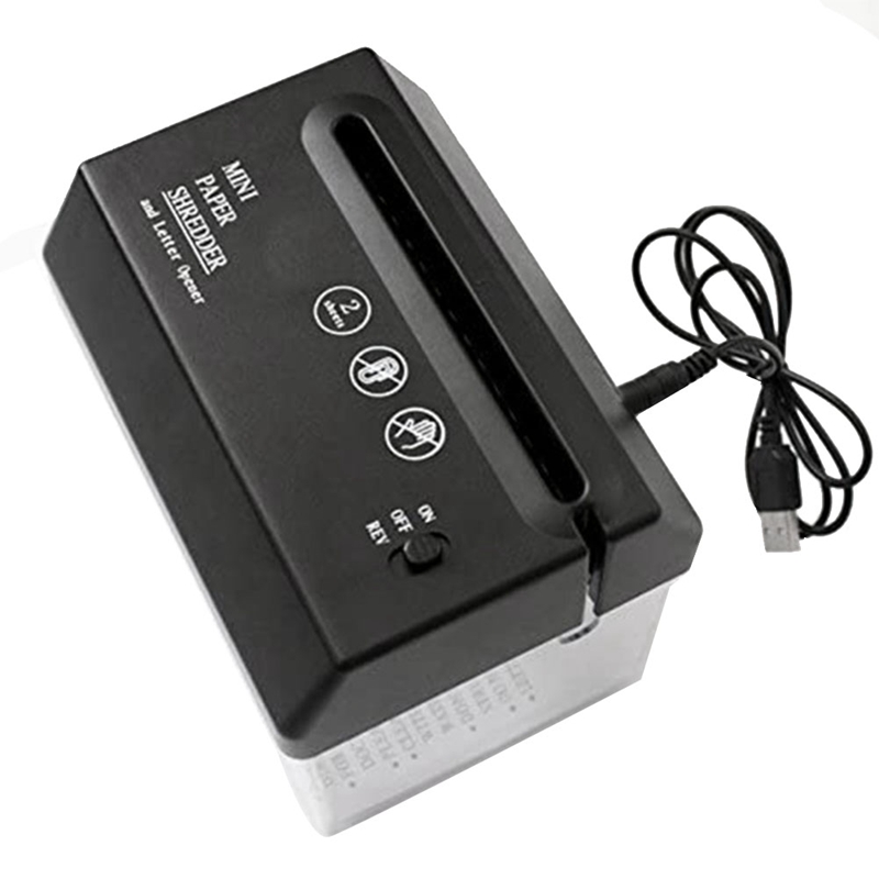 Trituradora de papel eléctrica - Home Office Paper Shredder reseña y precio